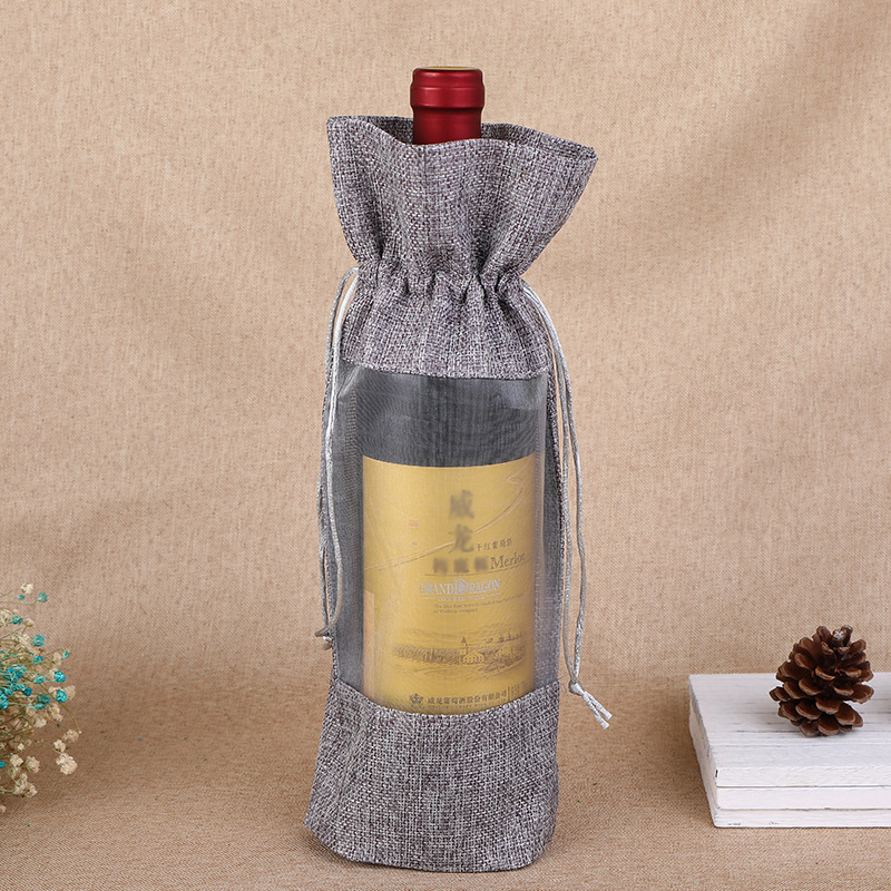 Jute Bag Packaging - Bolsa de yute de imitación para