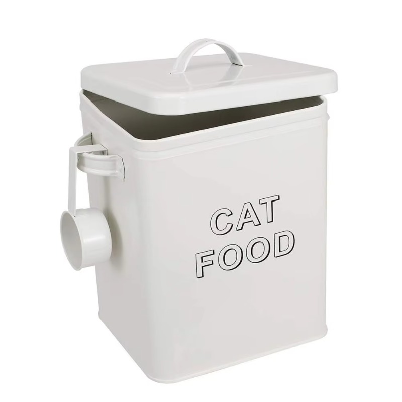 Tin Container Lid - Contenedor de Almacenamiento de Comida y