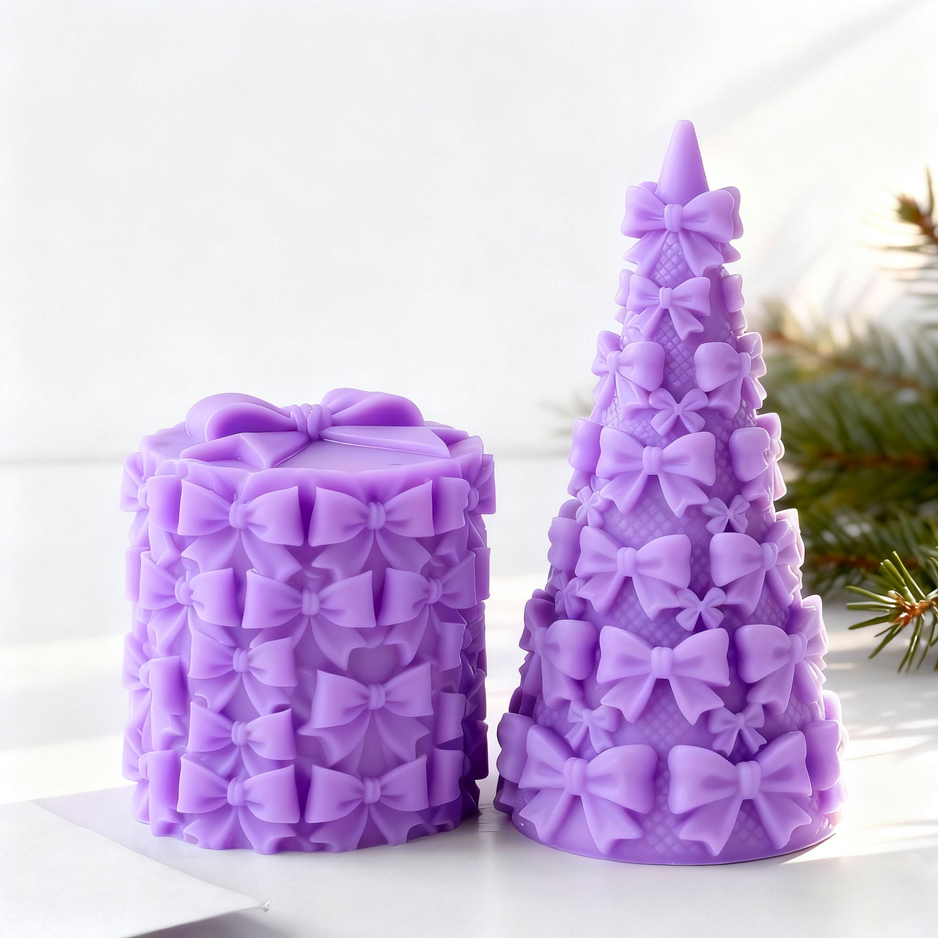 Xmas Candle Making - Pajarita 3D, caja de regalo para