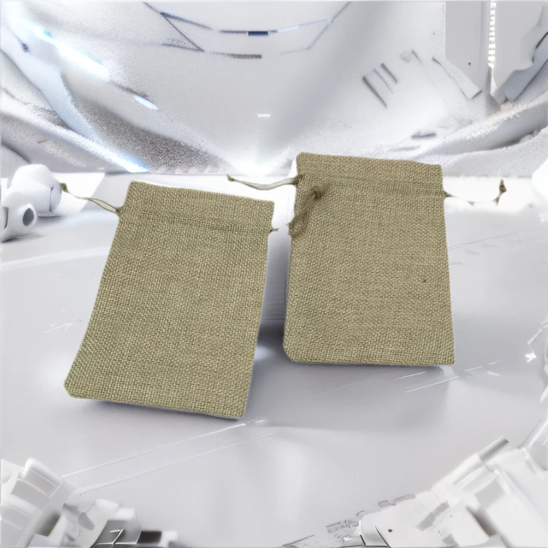 Jute Bag Packaging - Bolsas de yute de 10x14cm, 300