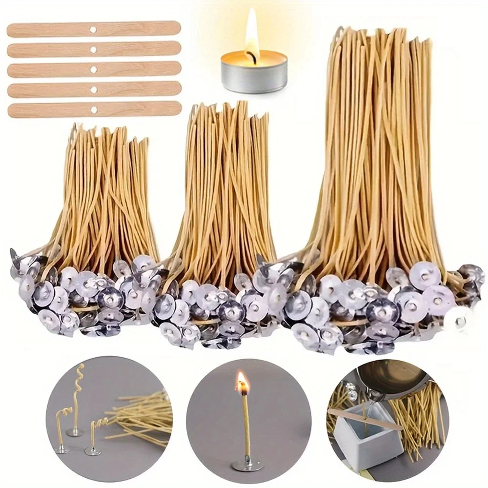Candle Making Ingredients - Mechas para velas, 50 Uds., mecha