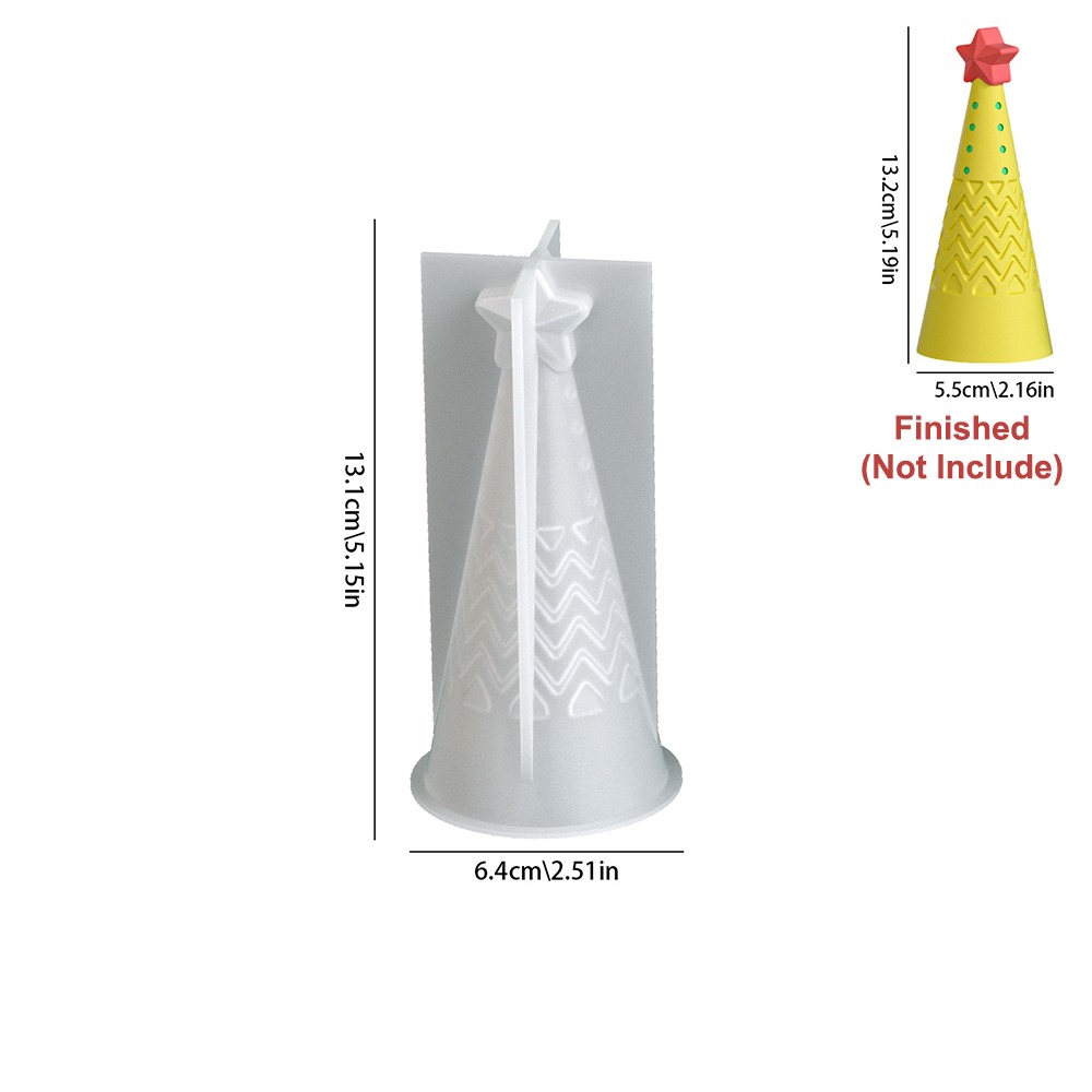 Xmas Candle Making - Molde de vela de cono de