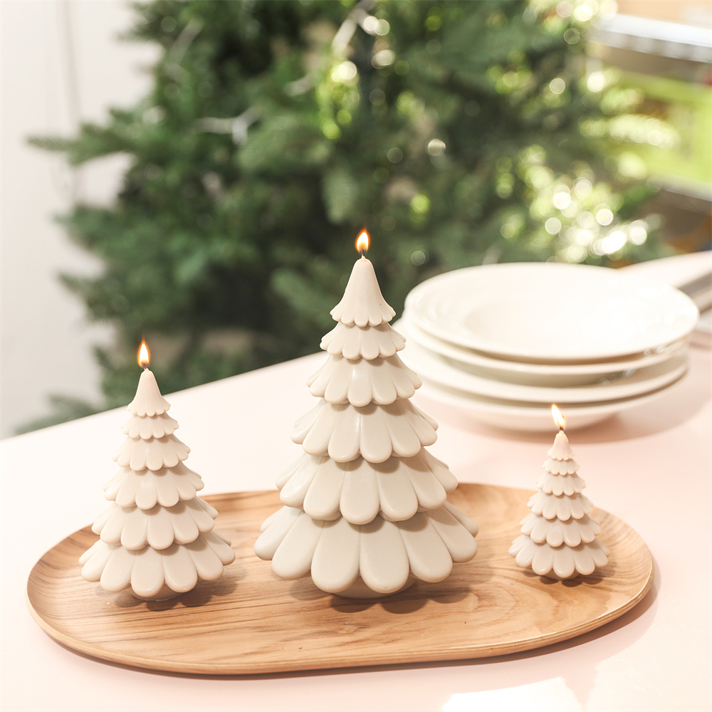 Xmas Candle Making - Moldes de silicona para árbol de