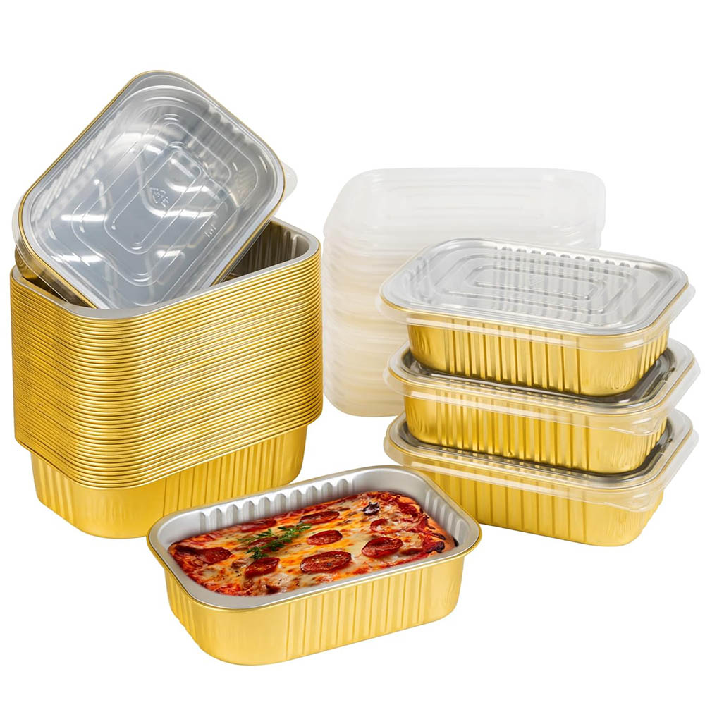 Tin Container Lid - Pequeños Recipientes de Aluminio Resistentes con