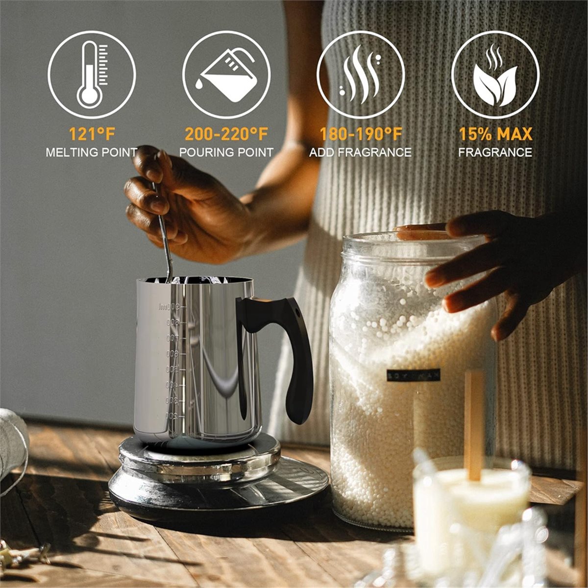 Candle Making Kit For Beginners - Kit de Suministros para Hacer Velas