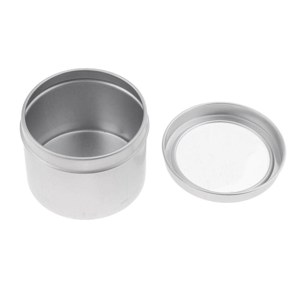Tin Container Lid - Envases Cosméticos Vacíos de Aluminio con