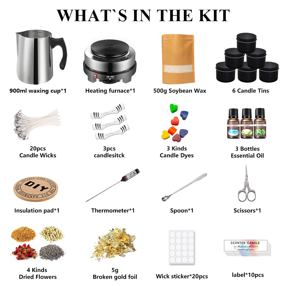 Kit para hacer velas, kit de c - Candle Making Kit For Beginners reseña y precio