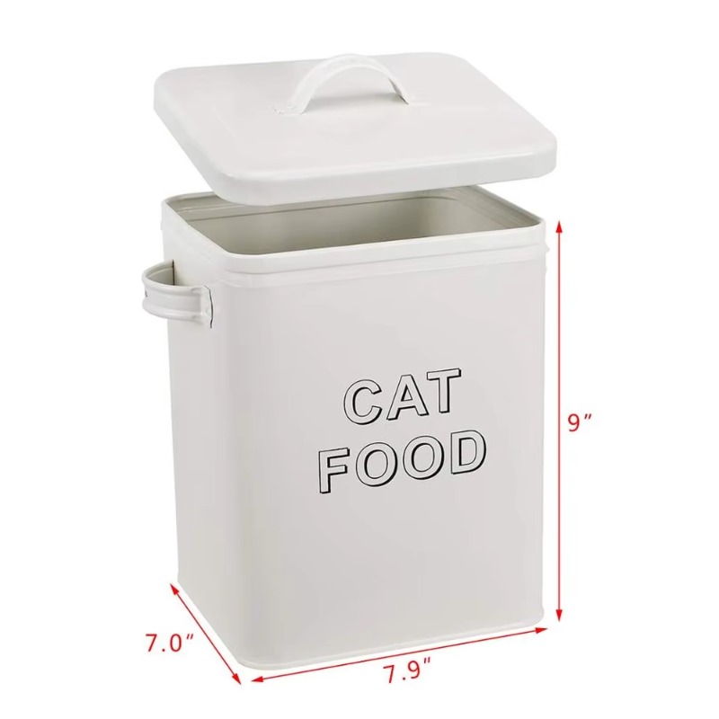 Contenedor de Almacenamiento d - Tin Container Lid reseña y precio