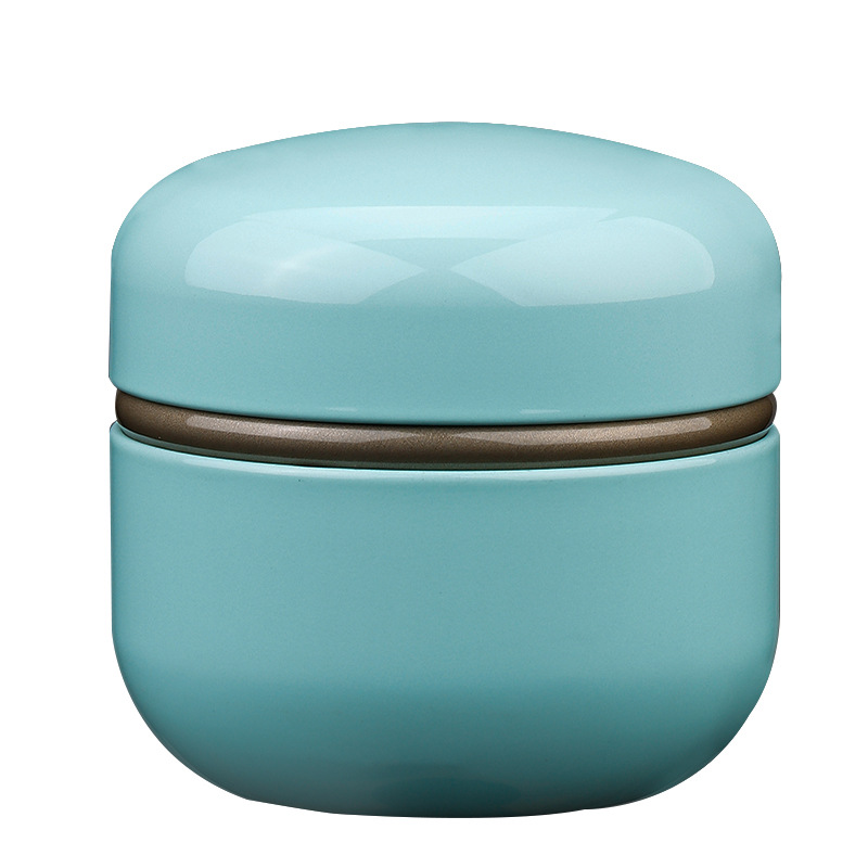 Lata de almacenamiento de té d - Tin Container Lid reseña y precio