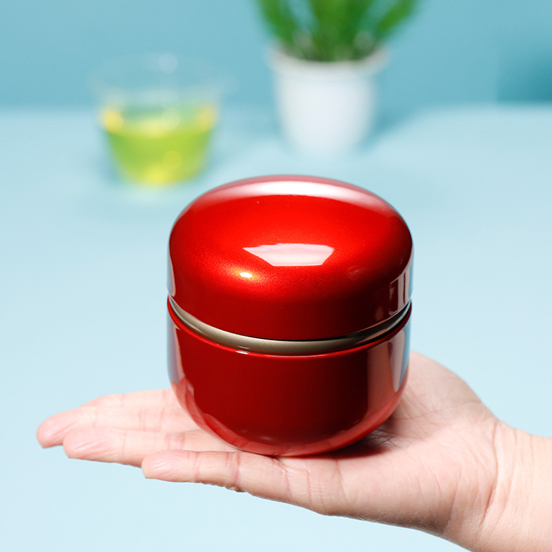 Lata de almacenamiento de té d - Tin Container Lid reseña y precio