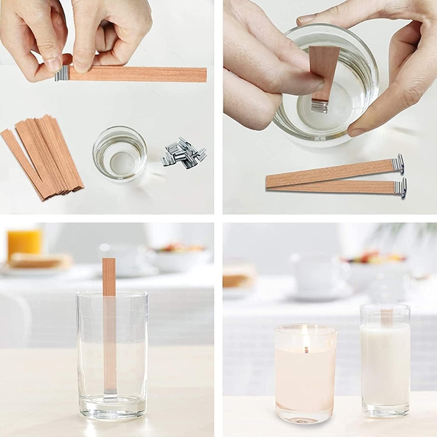 Mechas de madera para velas co - Wood Wick Crackle reseña y precio