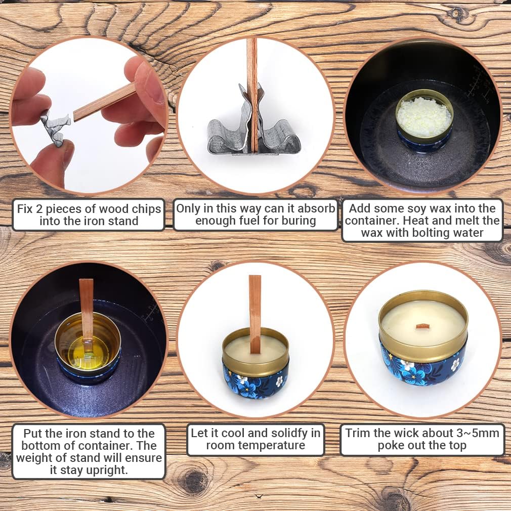 Mechas de madera para velas co - Wood Wick Crackle reseña y precio