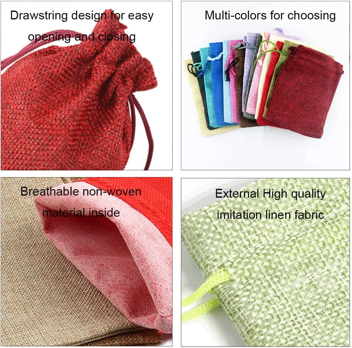 Bolsa de arpillera Natural con - Jute Bag Packaging reseña y precio