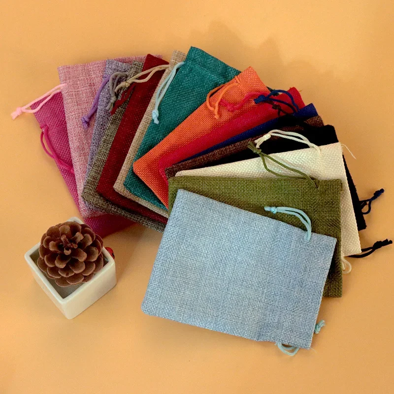 50 Bolsas de Yute con Cordón d - Jute Bag Packaging reseña y precio