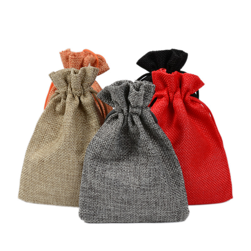 Paquete de 50 Bolsas de Lino y - Jute Bag Packaging reseña y precio