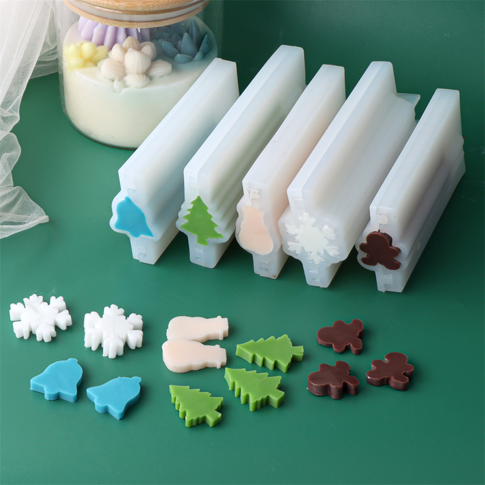 Molde de vela de jabón de colu - Xmas Candle Making reseña y precio