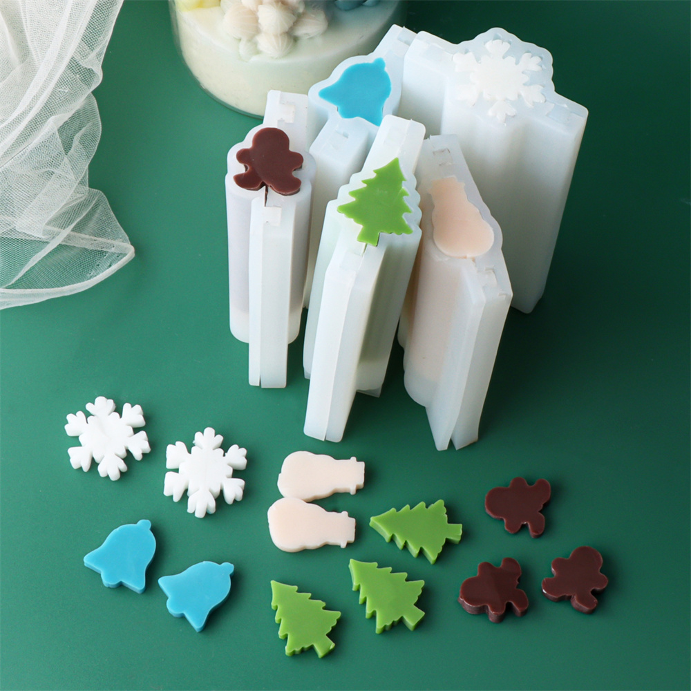 Molde de vela de jabón de colu - Xmas Candle Making reseña y precio