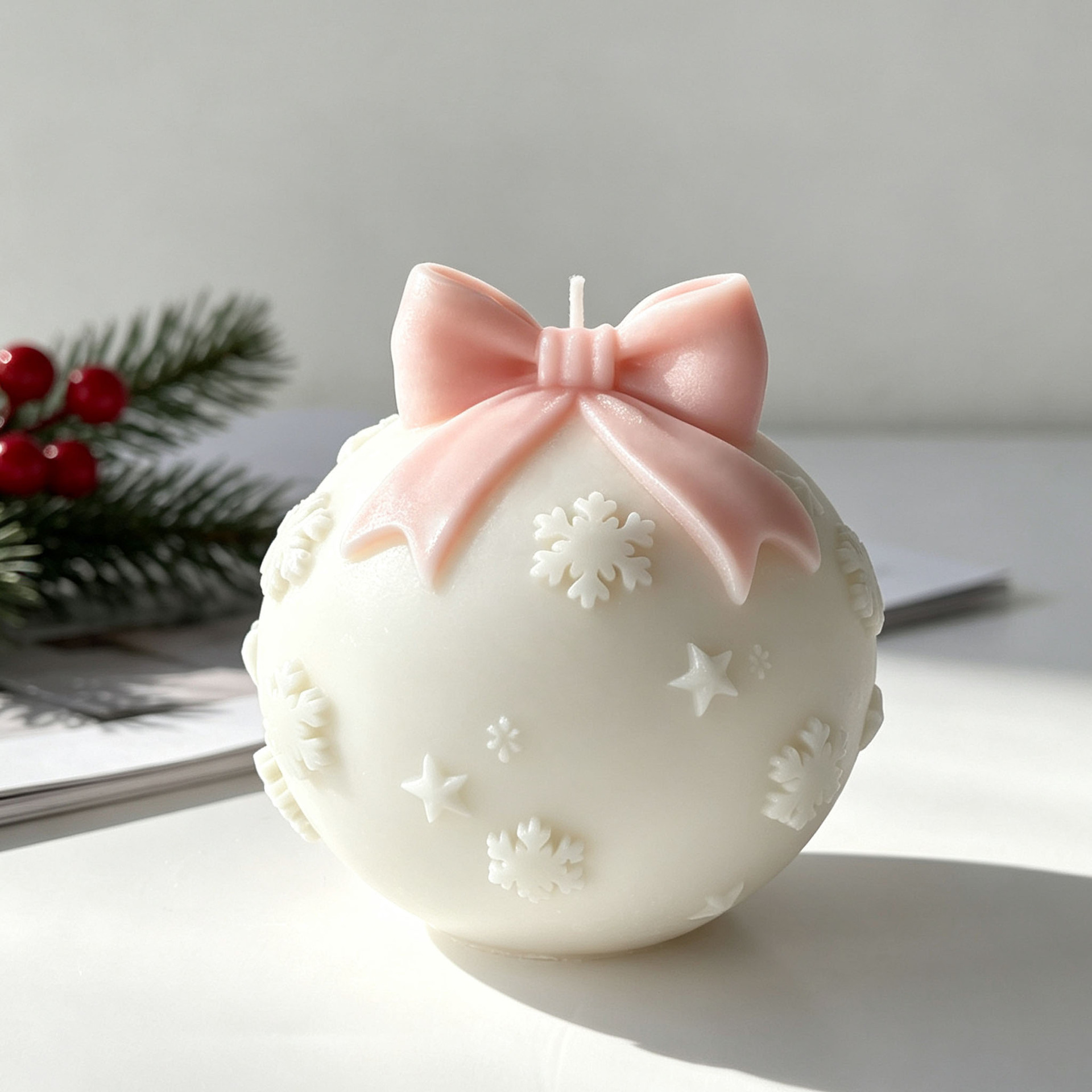 Molde de silicona DIY para bol - Xmas Candle Making reseña y precio