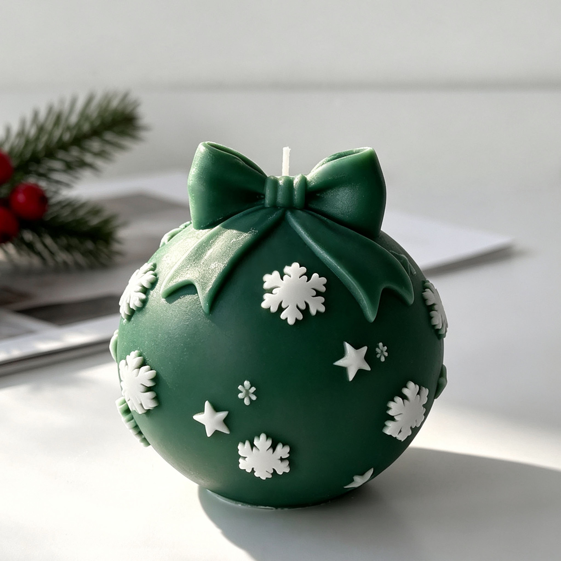 Molde de silicona DIY para bol - Xmas Candle Making reseña y precio