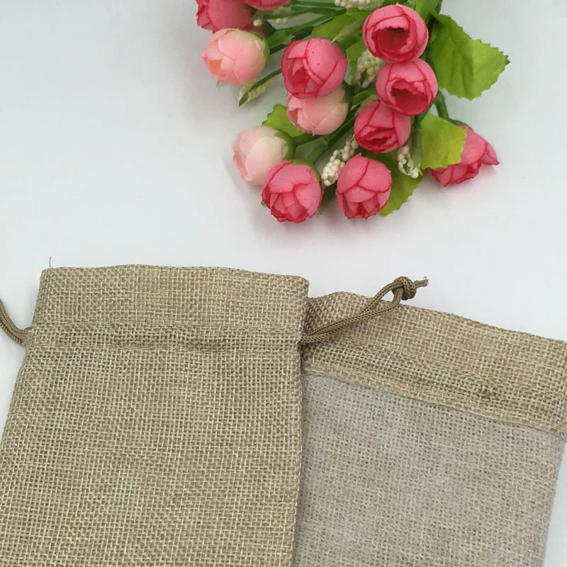 Bolsas de yute de 10x14cm, 300 - Jute Bag Packaging reseña y precio