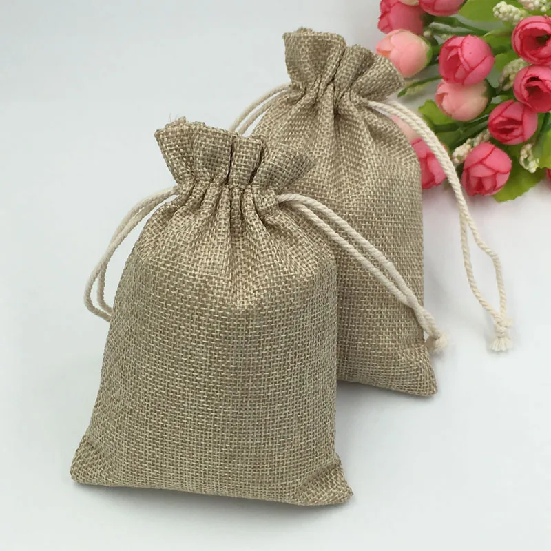 Bolsas de yute de 10x14cm, 300 - Jute Bag Packaging reseña y precio