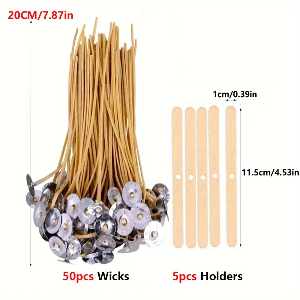 Mechas para velas, 50 Uds., me - Candle Making Ingredients reseña y precio