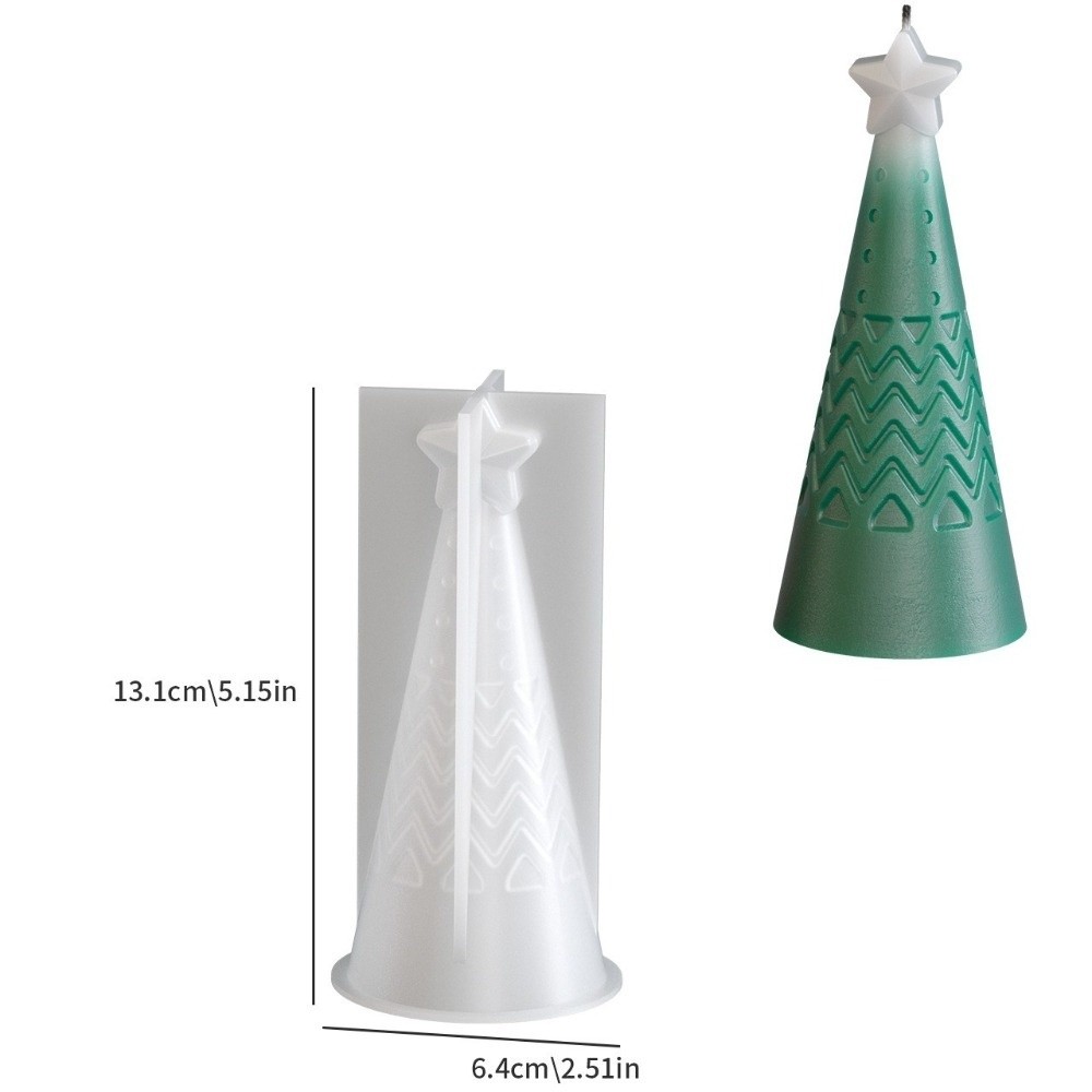 Molde de vela de cono de Navid - Xmas Candle Making reseña y precio