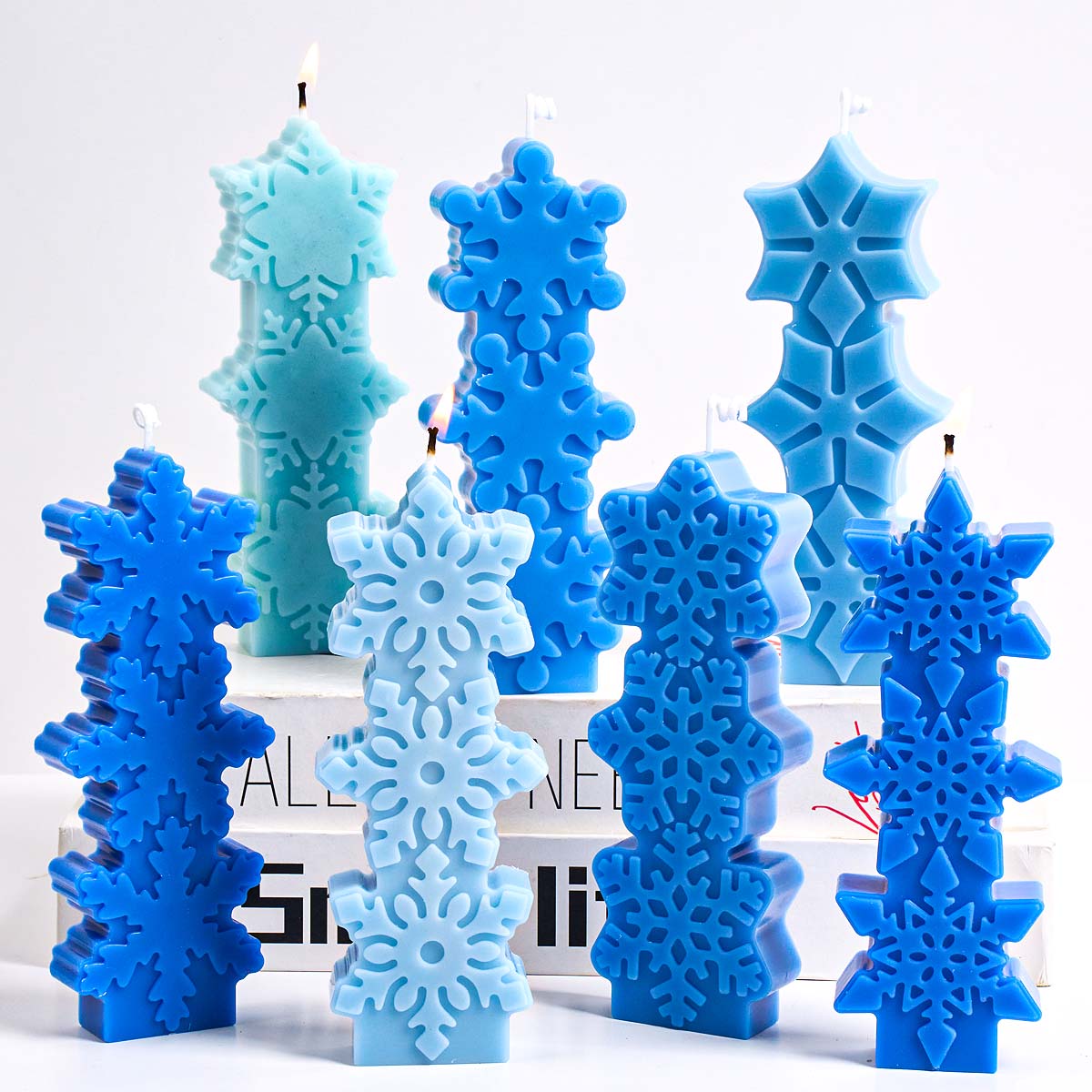 Molde de vela de copo de nieve - Xmas Candle Making reseña y precio