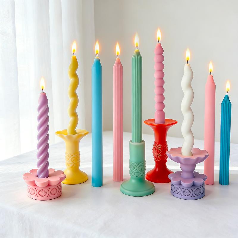 Molde de silicona en espiral l - Candle Making Ingredients reseña y precio