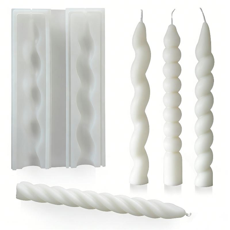 Molde de silicona en espiral l - Candle Making Ingredients reseña y precio