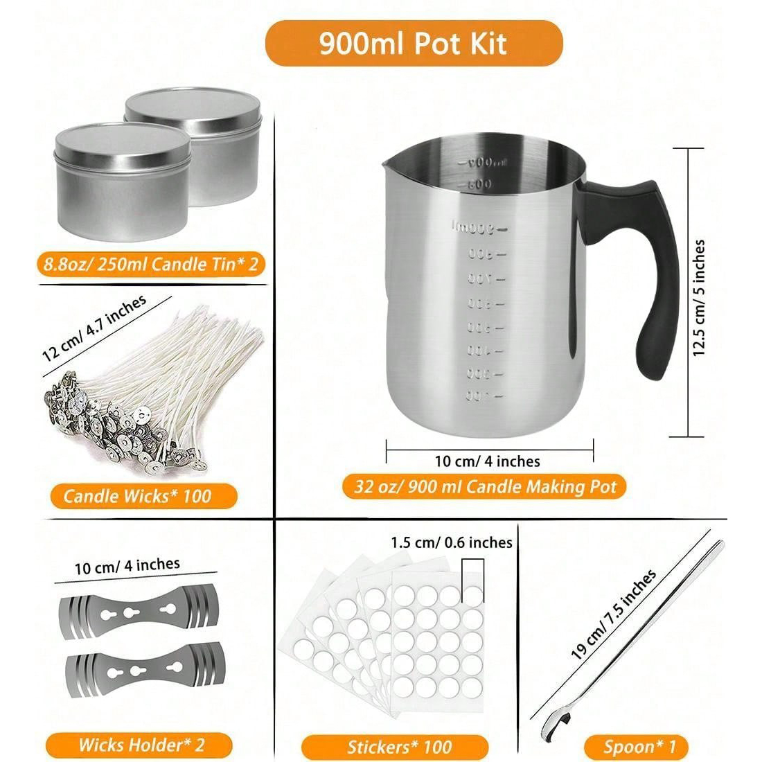 Glintmos Kit de inicio para ha - Candle Making Kit For Beginners reseña y precio