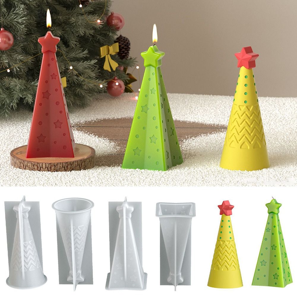 Molde de vela de cono de Navid - Xmas Candle Making reseña y precio