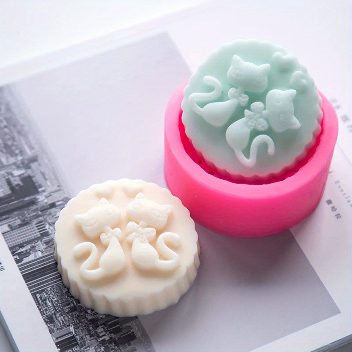 Molde de silicona para jabón c - Candle Making Ingredients reseña y precio