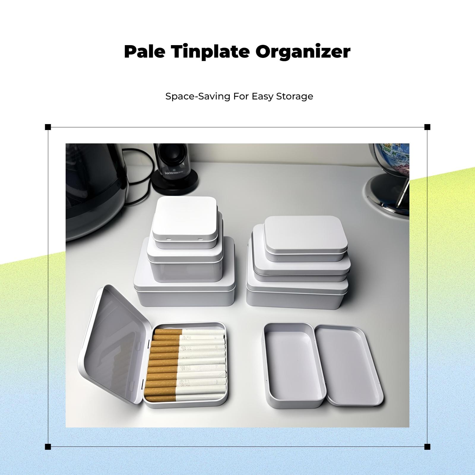 Caja de Almacenamiento de Meta - Tin Container Lid reseña y precio
