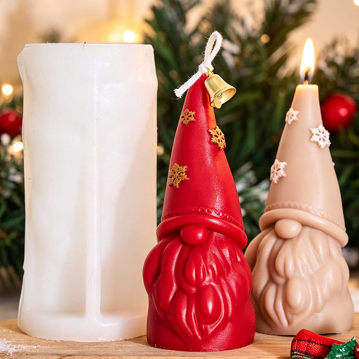 Molde de silicona para velas d - Xmas Candle Making reseña y precio