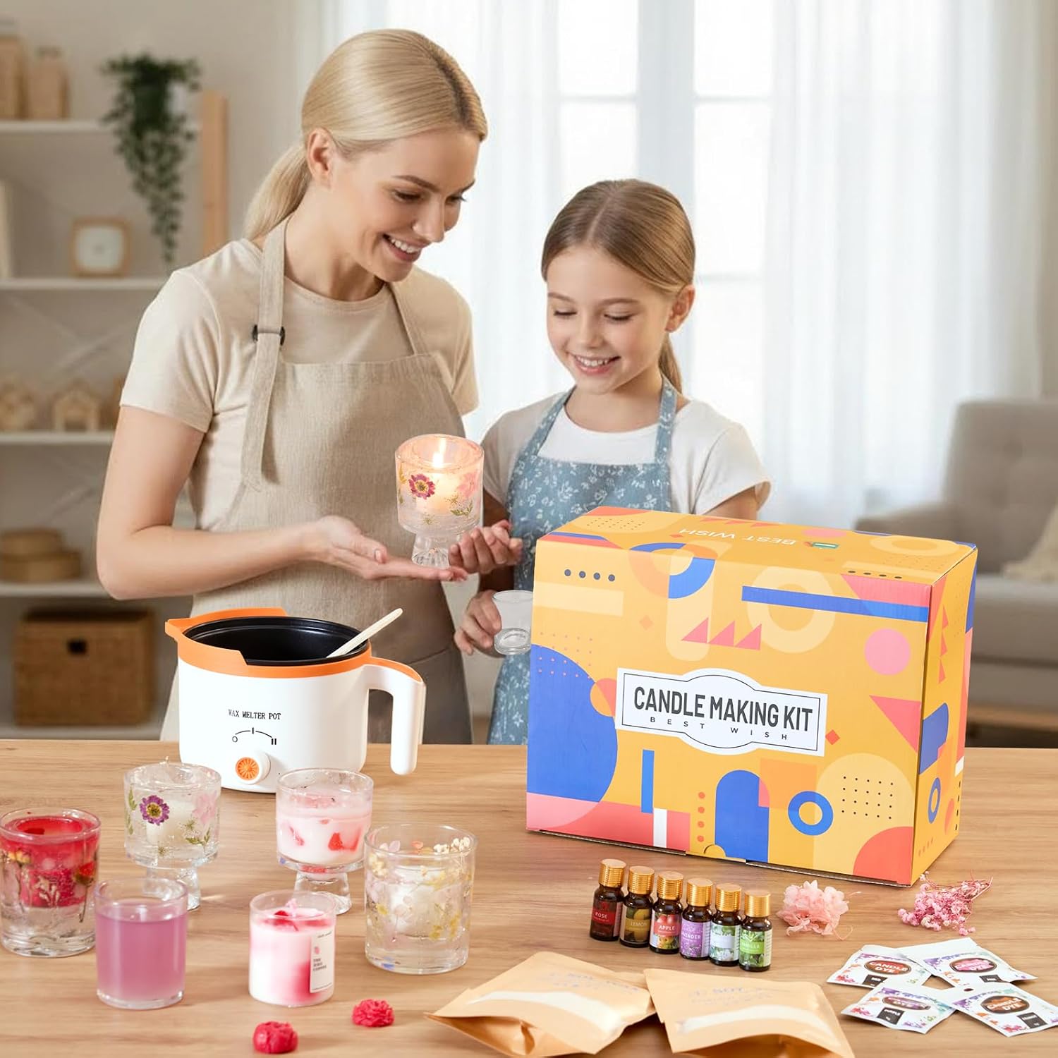 Kit 2 en 1 para Hacer Velas de - Candle Making Kit For Beginners reseña y precio