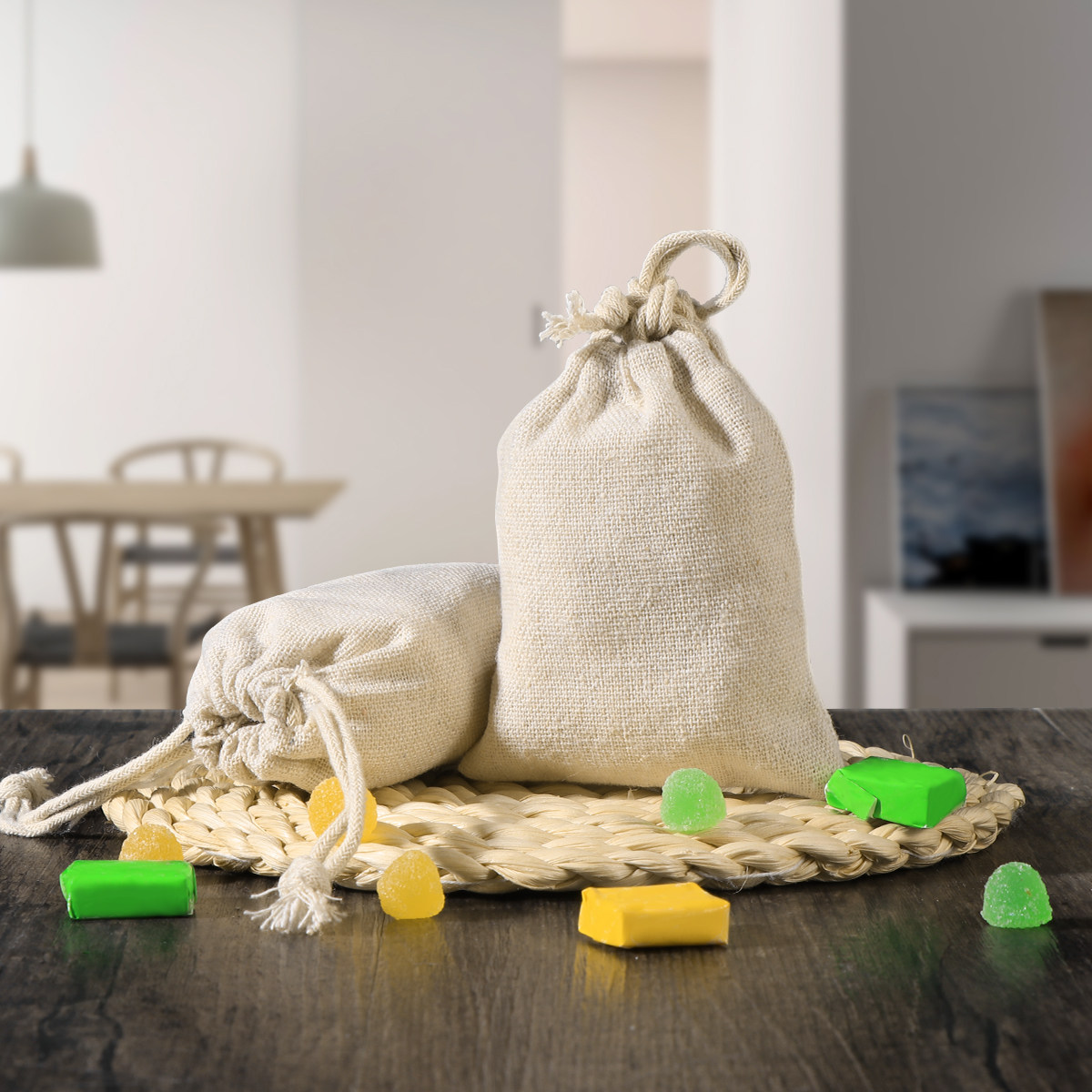 10 Bolsas de Yute Reutilizable - Jute Bag Packaging reseña y precio