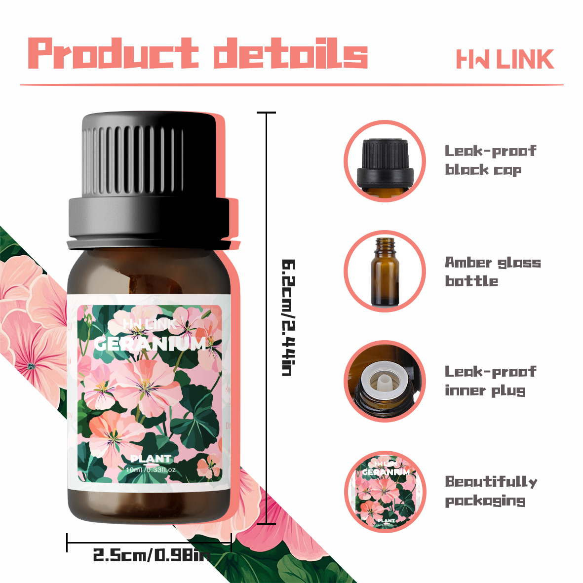 Aceite Esencial de Geranio 10m - Candle Making Ingredients reseña y precio