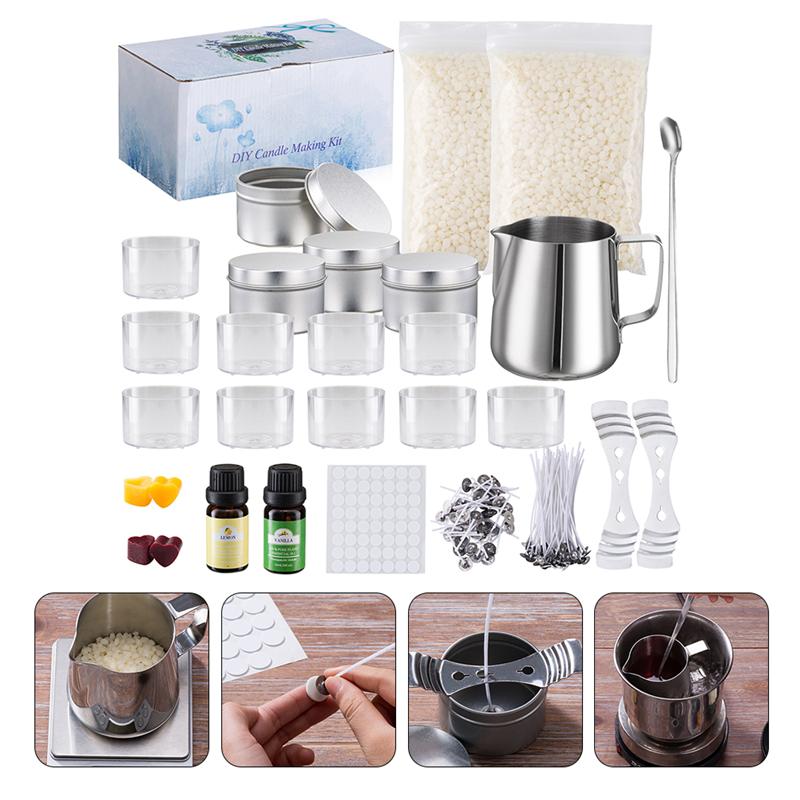Juego de suministros para hace - Candle Making Kit For Beginners reseña y precio
