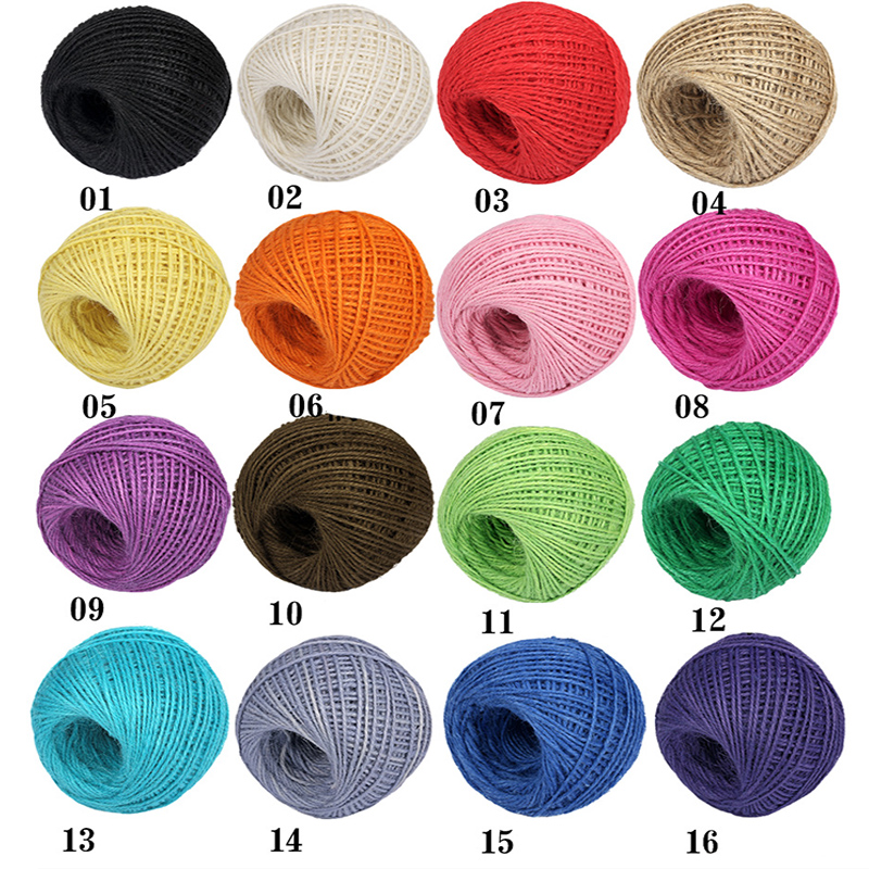 Cuerda de yute natural de 2 mm - Jute Bag Packaging reseña y precio