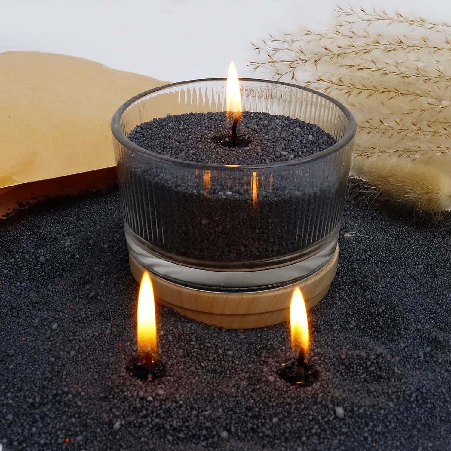 Arena Negra para Velas con Mec - Candle Making Ingredients reseña y precio