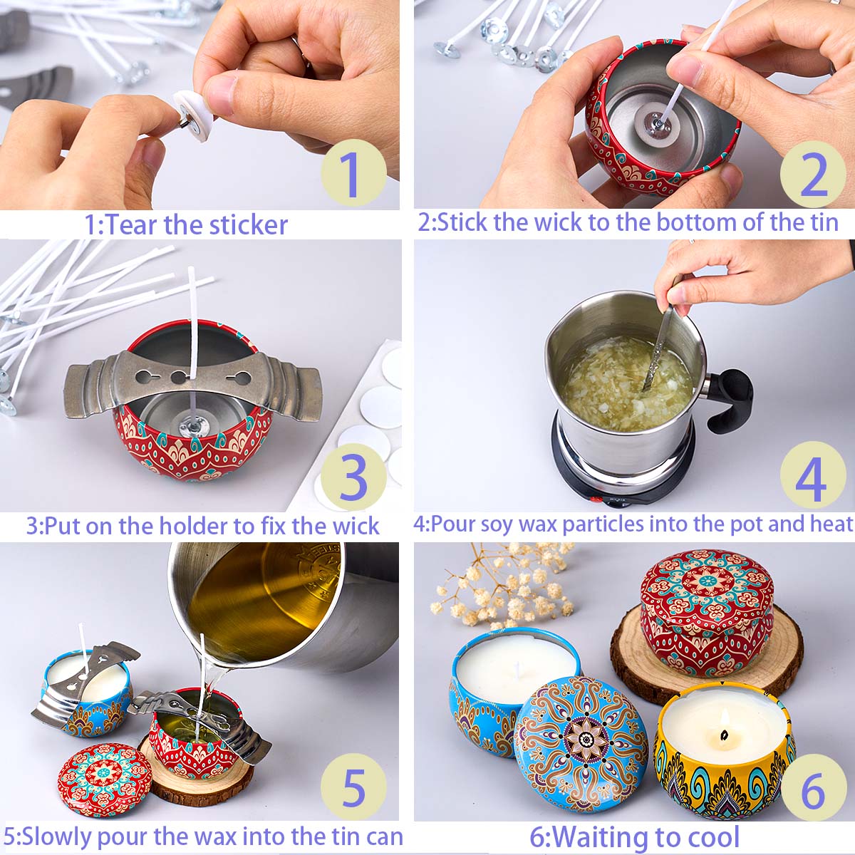 Kit de herramientas para hacer - Candle Making Kit For Beginners reseña y precio